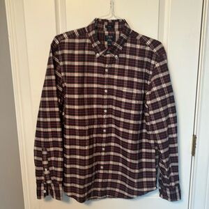 Mens plaid button down